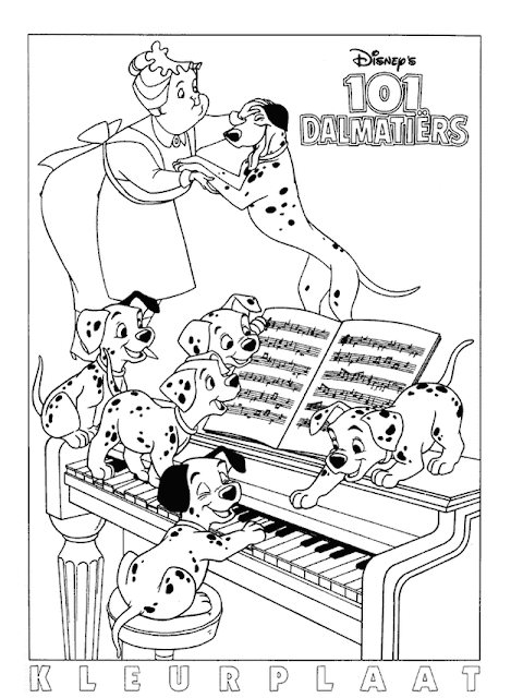 Coloriage Cartoon 1001 Dalmatians