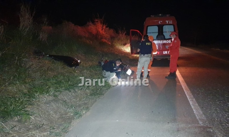   Jaru: Motociclista morre em acidente na BR 364