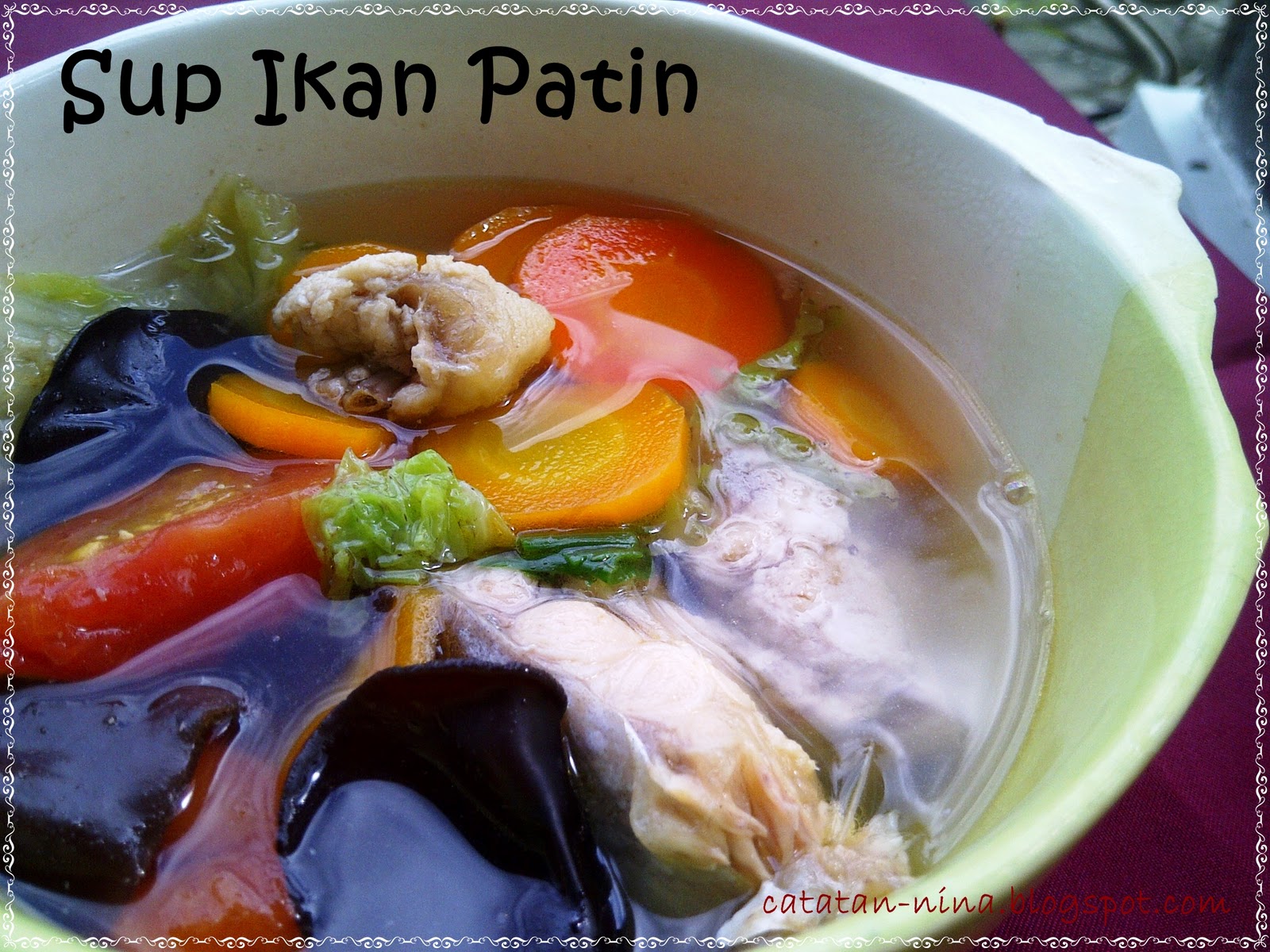 SUP IKAN PATIN Resep Kue Masakan dan Minuman Cara