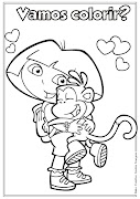 Desenho da Dora a Aventureira para colorir (desenho da dora aventureira para colorir ideia criativa lindas imagens )