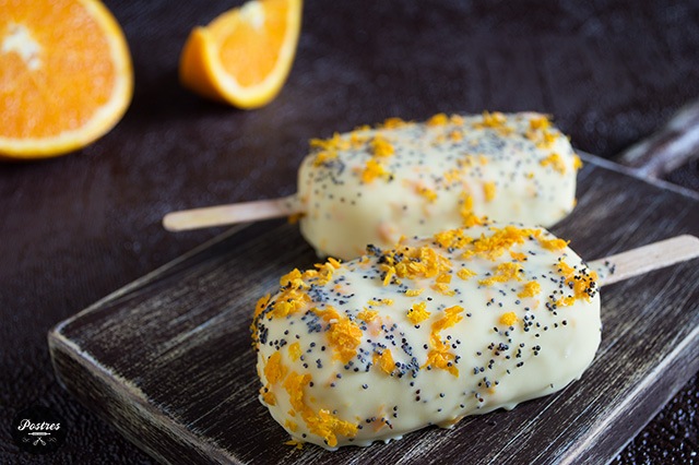 🍦 Helado de Naranja y Jengibre con semillas de Amapola