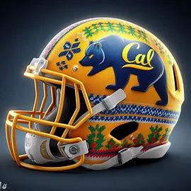 Cal Golden Bears Christmas Helmets