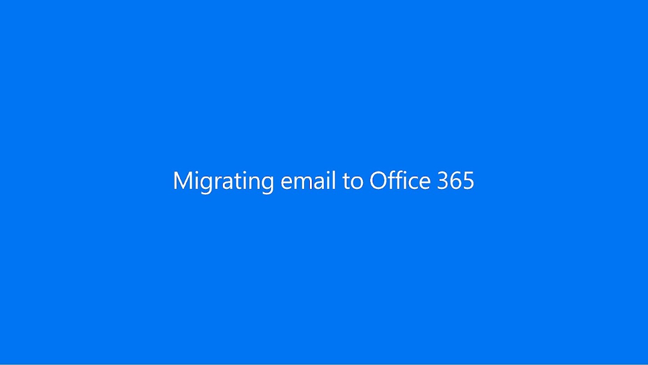 Office 365 Exchange Migration