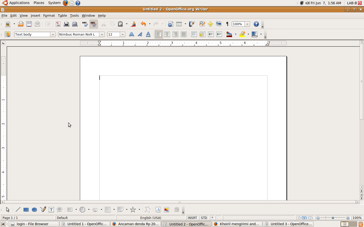 Cara membuat surat berkolom di word processor ~ primaya 