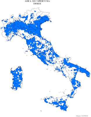 Copertura digitale terrestre canale 5