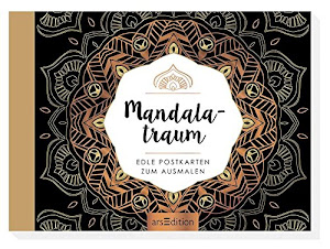 Mandalatraum: Edle Postkarten zum Ausmalen (Malprodukte für Erwachsene)