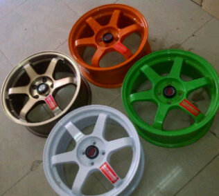  velg mobil VOLK RAYS TE37 Fullcolor Jual velg mobil 