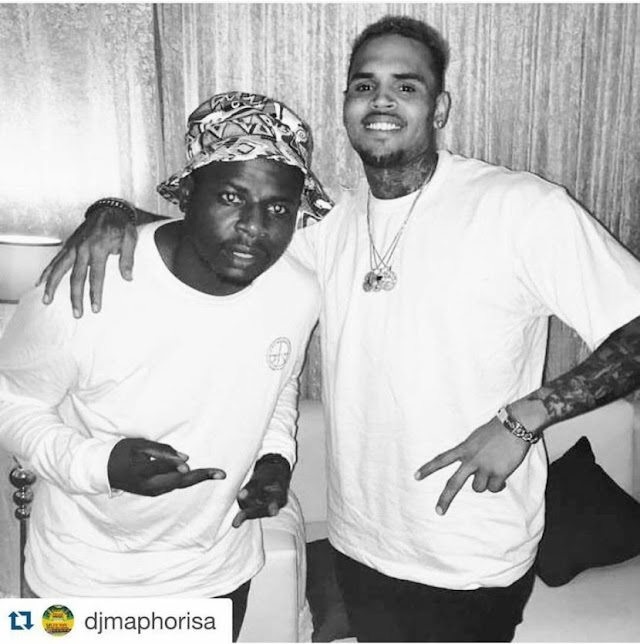 Dj Maphorisa anuncia música com Chris Brown