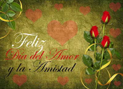 Postal de Amor para el Día de San Valentín con mensaje gratis