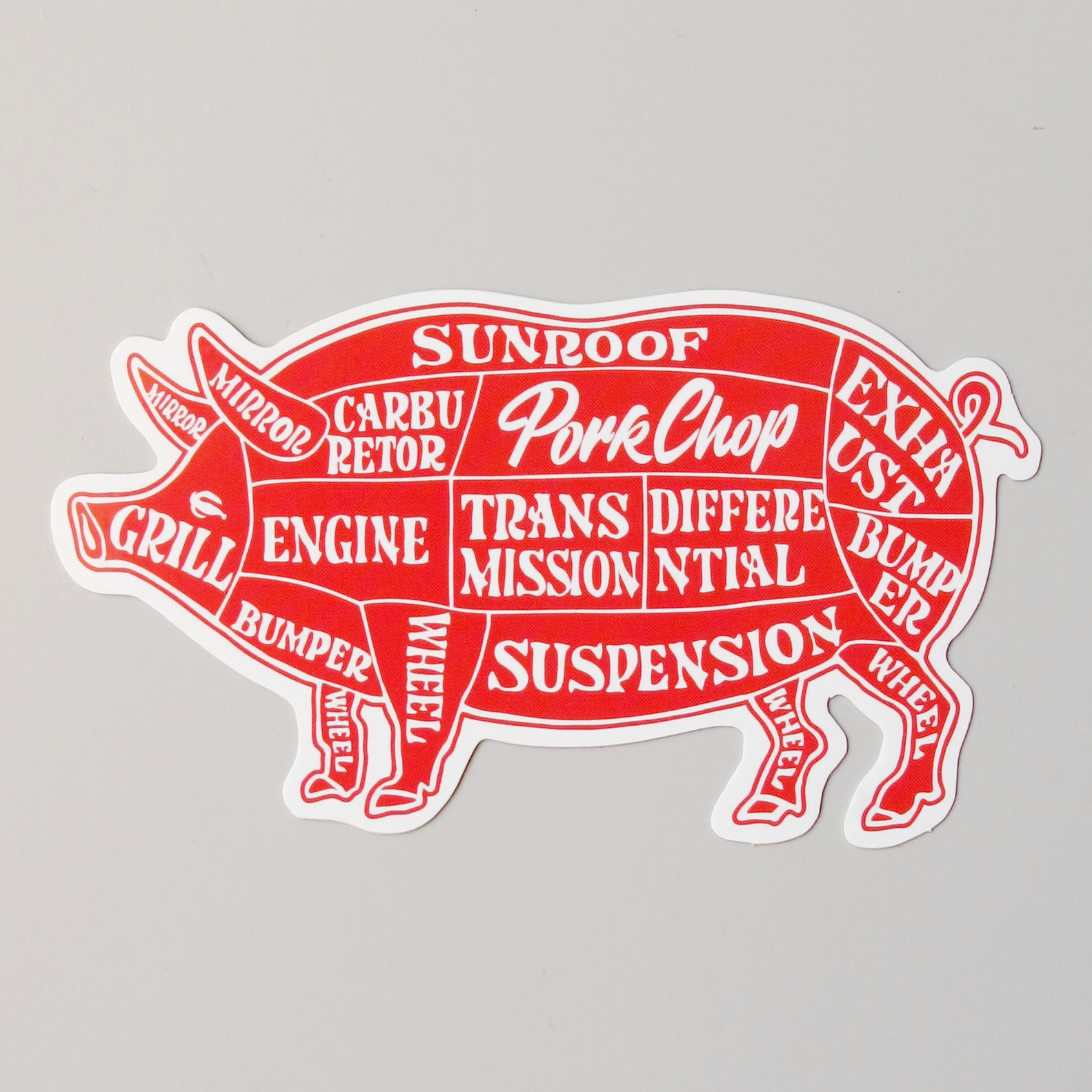 PORKCHOP GARAGE SUPPLY "PORK STICKER" Price：540yen