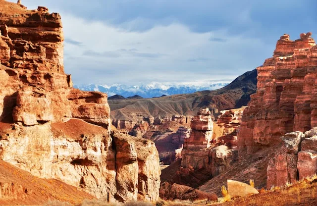 Charyn Canyon popular tourist attraction in Kazakhstan