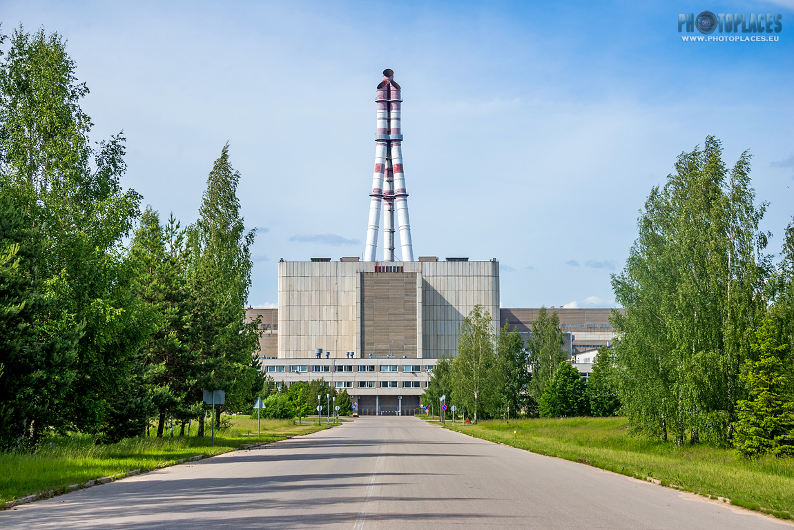 Ignalina nuclear power plant close to Visaginas town in Lithuania