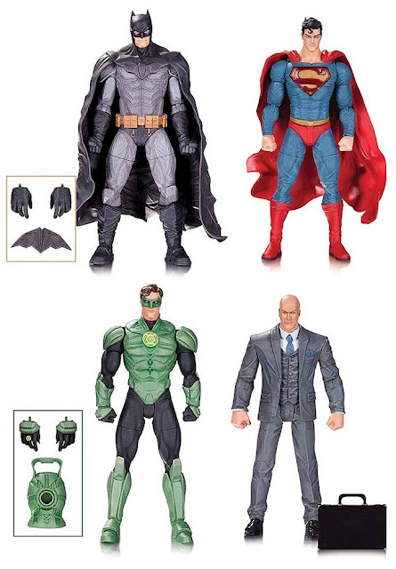 DC Comics Lee Bermejo Designer Series Wave 1 Action Figures – Batman, Superman, Green Lantern & Lex Luthor