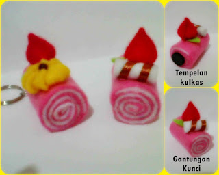 Tutorial : membuat Roll Felt Cake Sederhana