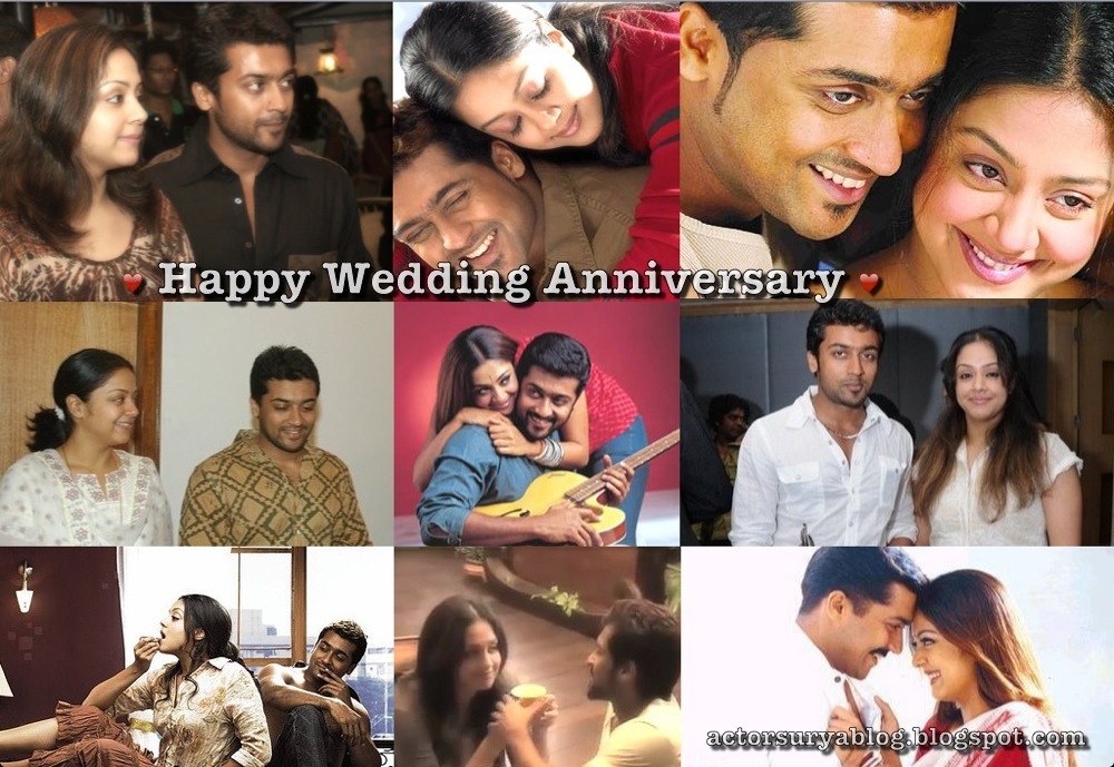 Surya married Jyothika on 11th September 2006 and this cute and lovely 