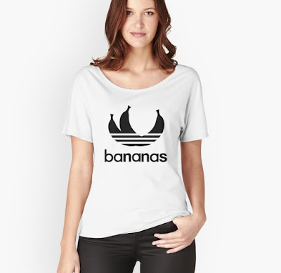 Black Bananas parody logo t-shirt