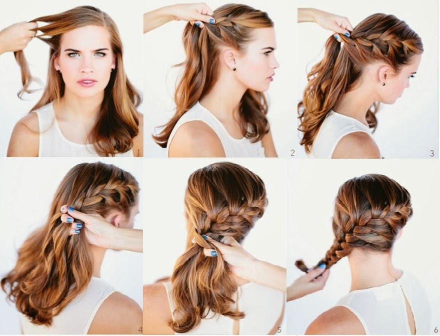 Tuto coiffure pour les fêtes Chignon de soirée cheveux mi longs  - Tuto Coiffure De Soirée