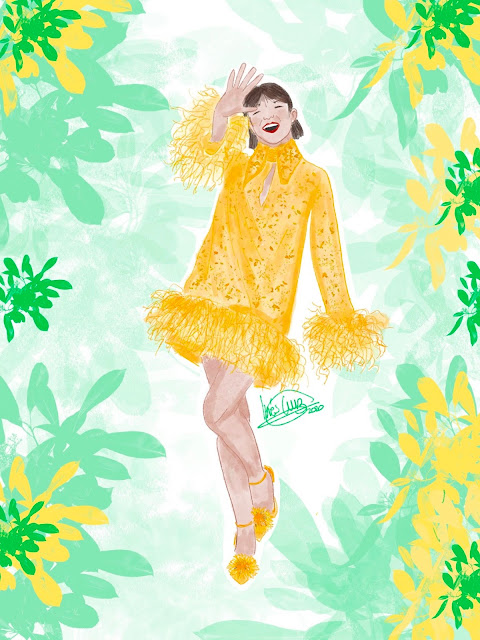 Illustration_procreate_fashion_yellow