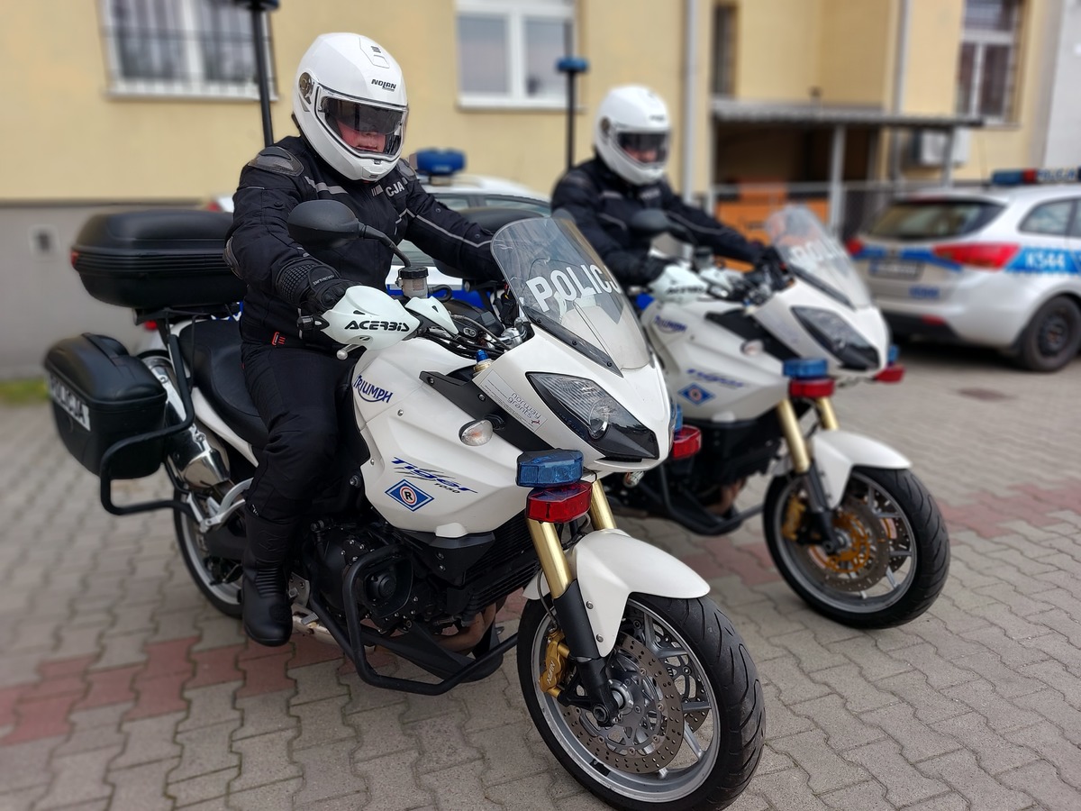 Motocykle Triumph Tiger w kolbuszowskiej drogówce [ZDJĘCIA]