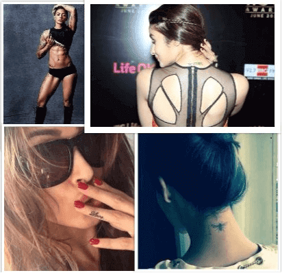 Bollywood Actress tattoo photo