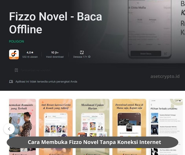 Cara Membuka Fizzo Novel Tanpa Koneksi Internet