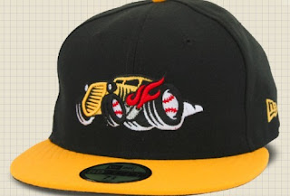 The bowling Green Hot Rods Customized Fitted 