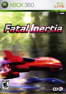 Jaquette Xbox 360 du jeu de course Fatal Inertia