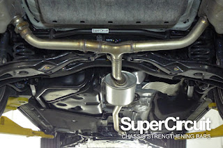 Honda CR-V (RW) with the SUPERCIRCUIT Rear Lower Bar installed.