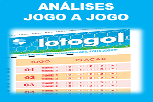 Lotogol 1031 jogo a jogo análises dos times favoritos