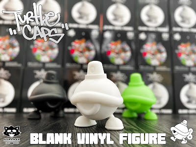 TurtleCaps Blank DIY Vinyl Figures by TurtleCaps x StrangeCat Toys