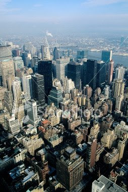 Aerial view of New York City