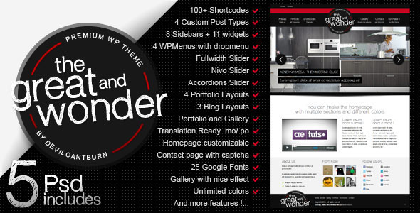 The Great And Wonder Photo Magazine WordPress Theme Free Download by ThemeForest.