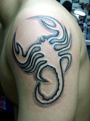 Tribal Tattoo Design Tagged As Scorpion Tattoos tribal scorpion