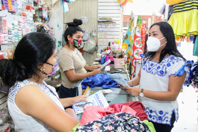 En unidad y en equipo con los ciudadanos logremos que Yucatán siga cambiando: Yesenia Polanco