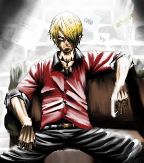 black leg sanji one piece