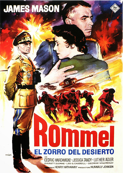 Cover, caratula, dvd: Rommel, el zorro del desierto | 1951 | The Desert Fox: The Story of Rommel