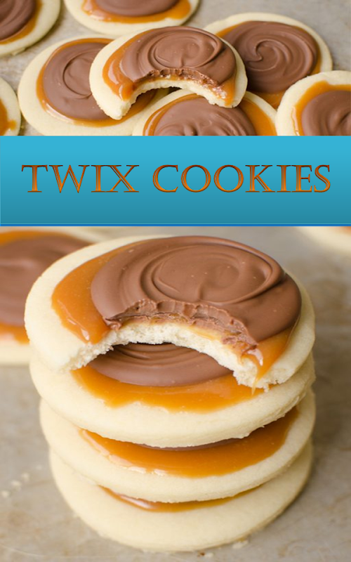Twix Cookies are a soft sugar cookie crust, with a creamy caramel on top which is topped with milk chocolate. This delicious cookie explodes with Twix flavor and are super fun to make! Skip the candy bar and make your own!