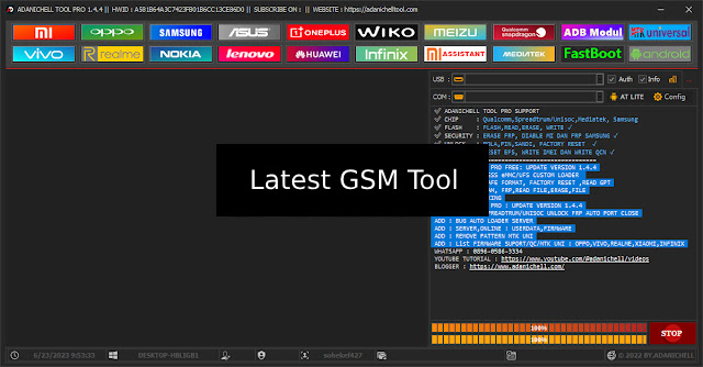 Free Download Unlock Tool ADANICHELL TOOL PRO V1.4.4