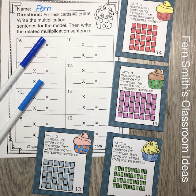 3rd Grade Go Math 4.2 Multiply with 5 and 10 Bundle by Fern Smith's Classroom Ideas