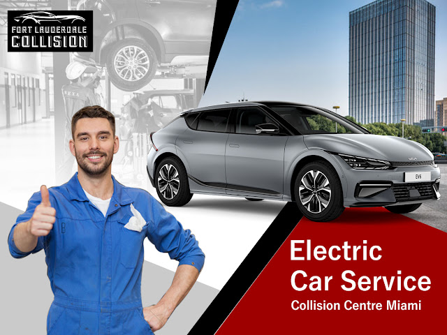 electric car collision center near me