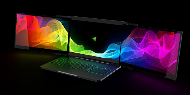 Razer Merilis Laptop Gaming Canggih dengan 3 Layar Pertama di Dunia