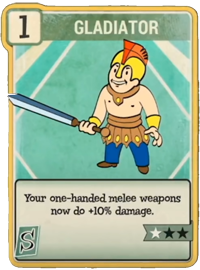 gladiator perk card