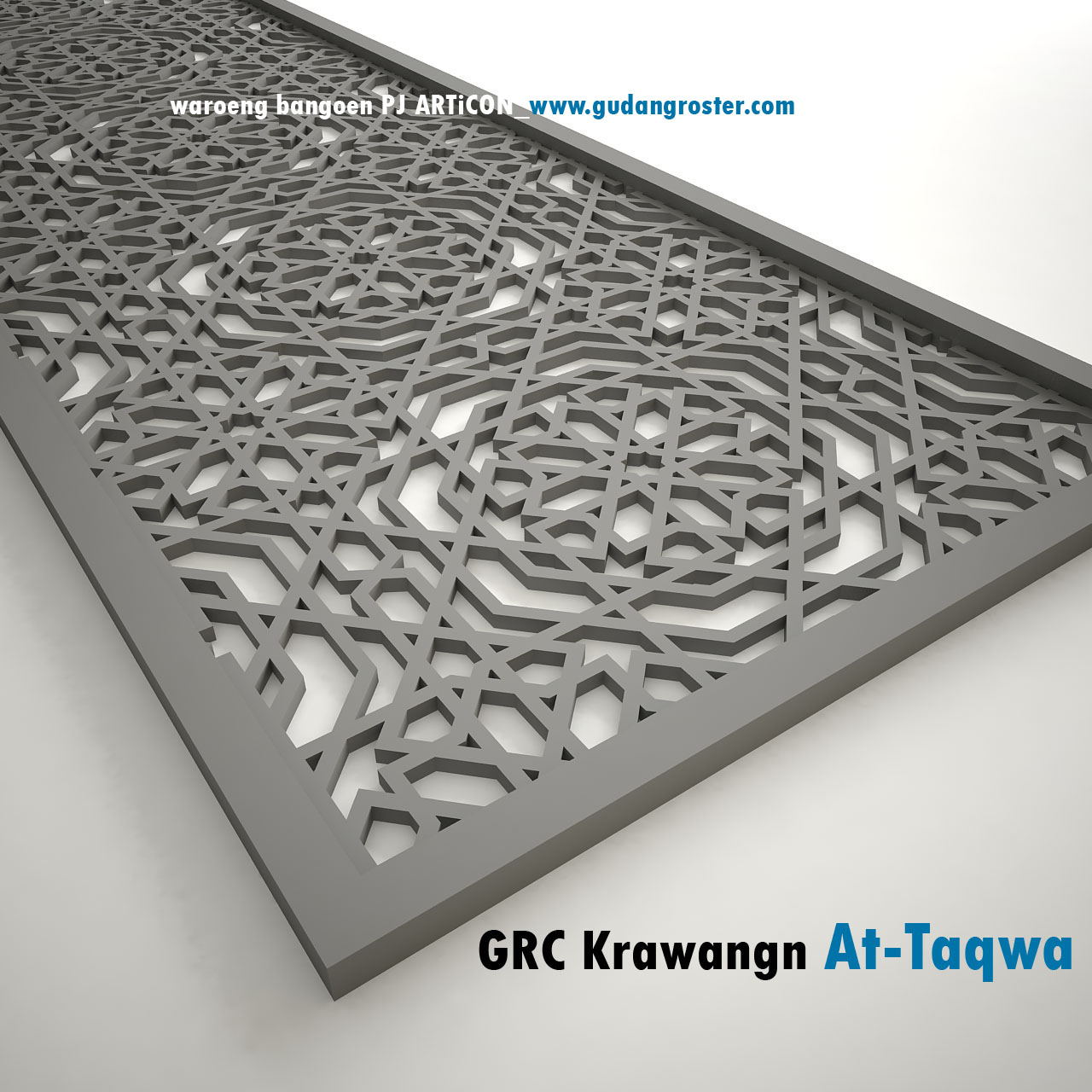  GRC  ARTIKON Alternatif Desain Motif GRC  Krawangan 