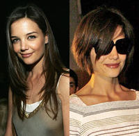 katie holmes long hair