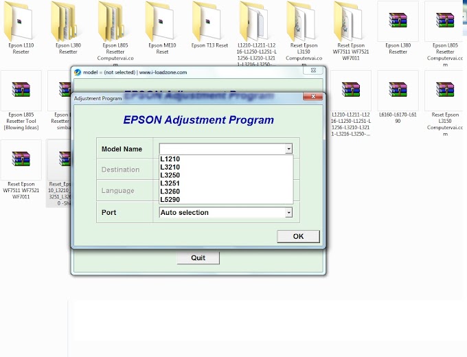 Epson L3210 Resetter Adjustment Program Free Download
