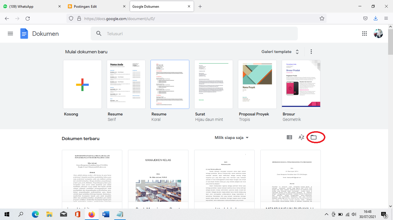 Cara Mengupload File PDF Ke Dalam Blog