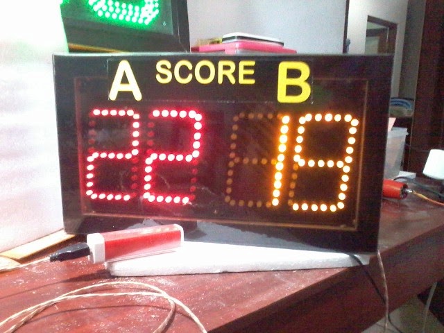 PCB Jogja  jual score board papan skor scoreboard timer 