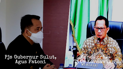 Pjs Gubernur Fatoni Ikuti Sosialisasi RPP Perizinan Berusaha Daerah dari Mendagri