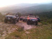 Quedada Club Traczion Catro: Un xogo de rutas de 4x4 con fotos polos montes de Barro.