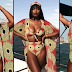 #STYLEGIRL: Here Is How Kiitana Flaunts Her African Print Swimwear Look Whilst Cruising On A Yacht